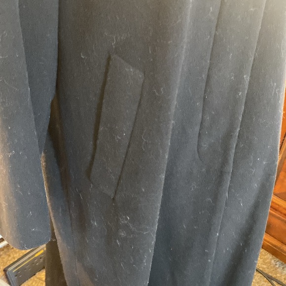 Vintage Forecaster Platinum Full Length Wool Black Coat size 16 Beautiful - Picture 6 of 11